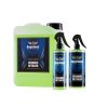 Jerrycan and two bottles, all of them containing ARK MARINE Ceramic Infused Detailer by Angelwax.