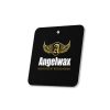 Black square flat paper air freshener with Angelwax logo and slogan.