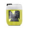 Transparent jerrycan containing yellow coloured liquid called Heliodor Interior Detailer