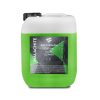 Transparent jerrycan containing green coloured liquid called Malachite Glass Cleaner