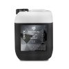 Transparent jerrycan containing black coloured liquid called Onyx Tire Dressing