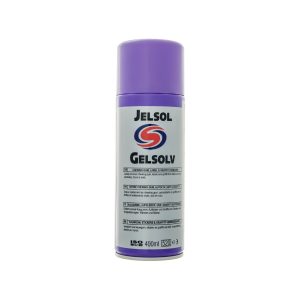 White aerosol spray can with purple cap. Contains Jelsol by Autosmart.