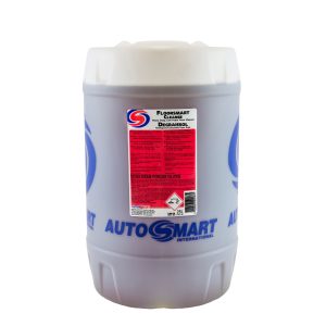 25 litre semi-transparent jerrycan containing Floorsmart Cleanse by Autosmart.