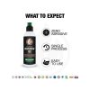 Poster style layout with bottle containing liquid called Ecoshine Renew F4 and bullet style information.