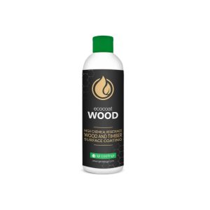 White plastic bottle containing Ecocoat Wood by IGL