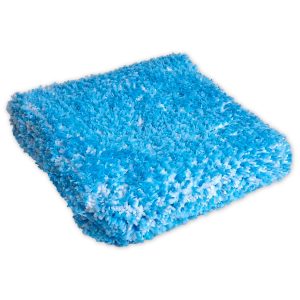 Thick light blue washing pad