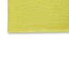 Rectangular edge of yellow microfiber cloth