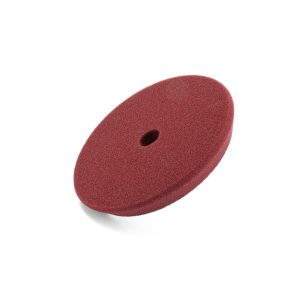 Foam burgundy colour round pad for polisher