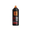 Black plastic bottle with orange nozzle containing 2in1 One Cut One Step Compound