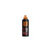 Black plastic bottle with orange nozzle containing 2in1 One Cut One Step Compound