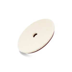 Wool round pad for polisher