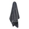 Thick grey hanging drying towel.