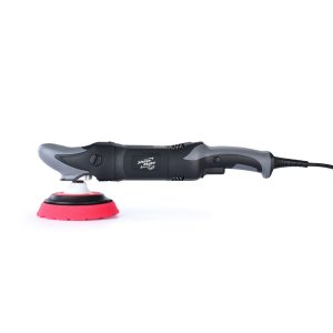 Corded black and grey rotary polisher.