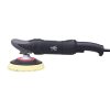 Corded black and grey rotary polisher.