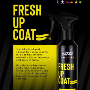 Information sheet about the Zvizzer Fresh Up Coat.