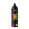 Black plastic bottle with nozzle containing One Polish cut gloss protection by Zvizzer.