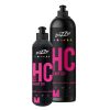 Two black plastic bottles with nozzle containing Heavy Cut scratch remover by Zvizzer.