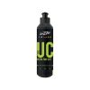 Black plastic bottle with nozzle containing Ultra Fine Cut swirl remover and sealant by Zvizzer.