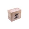 Rectangular carton box in light brown background with the Detailing Outlaws logo on one side.