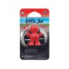 Packaged doll-shaped plastic air freshener for car vent in red colour and Cherry scent.