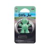 Packaged doll-shaped plastic air freshener for car vent in mint colour and Fresh Mint scent.