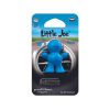 Packaged doll-shaped plastic air freshener for car vent in light blue colour and Tonic scent.