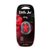 Packaged doll-shaped liquid air freshener for car in red colour and with Cherry scent.