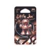 Packaged doll-shaped plastic air freshener for car vent in metallic brown colour and Cedarwood scent.