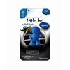 Packaged doll-shaped plastic air freshener for car vent in blue colour and Pacific Splash scent.