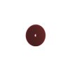 Maroon round foam pad for polisher with 6 inch diameter