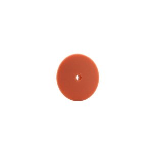 Orange round foam pad for polisher with 6 inch diameter