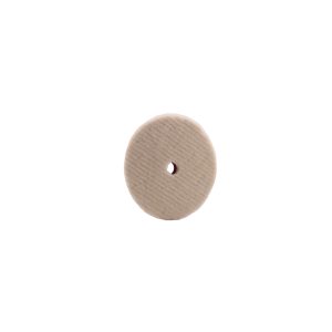 Wool round pad for polisher with 6 inch diameter