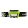 Unilite headlight torch in highlighter yellow on mostly black strap.