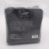 Pack of ten black microfiber cloths by Zvizzer in a transparent package.