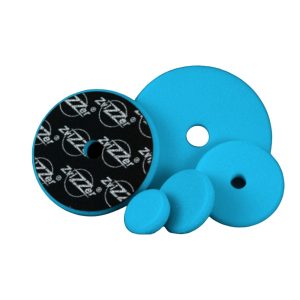 Set of five Zvizzer foam pads in light blue colour and varying sizes.