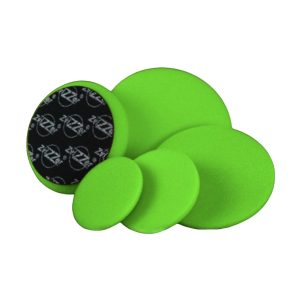 Set of five Zvizzer foam pads in green colour and varying sizes.