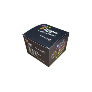 Black carton box containing full Zvizzer thermo Test It kit in size 140mm