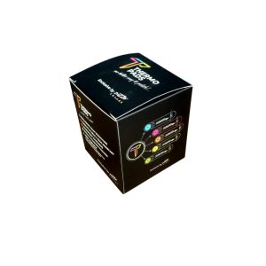 Black carton box containing full Zvizzer thermo Test It kit in size 90mm