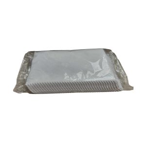 Pack of fifty white ceramic applicator cloths in transparent plastic packaging.