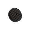 Black finishing double sided waffle foam pad with a five eighths fitting.