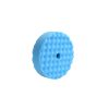 Blue medium cut double sided waffle foam pad with a five eighths fitting.