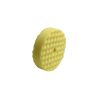 Yellow heavy cut double sided waffle foam pad with a five eighths fitting.