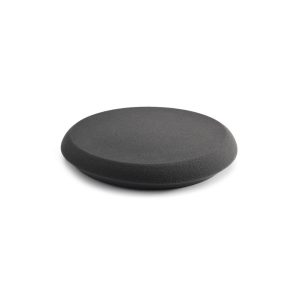 Black finishing flat face foam pad in size 9 inch.