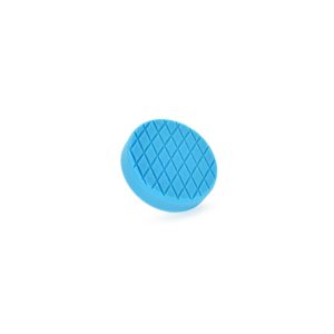 Front side of light blue recessed diamond foam pad.