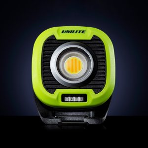 Front side of a work light by Unilite.