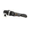 Cordless black and grey rotary polisher.