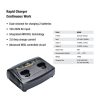 Information sheet for BC122 dual battery charger for B1225A and B1250A by ShineMate.