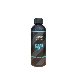 Black plastic bottle containing Clean Top by Zvizzer.